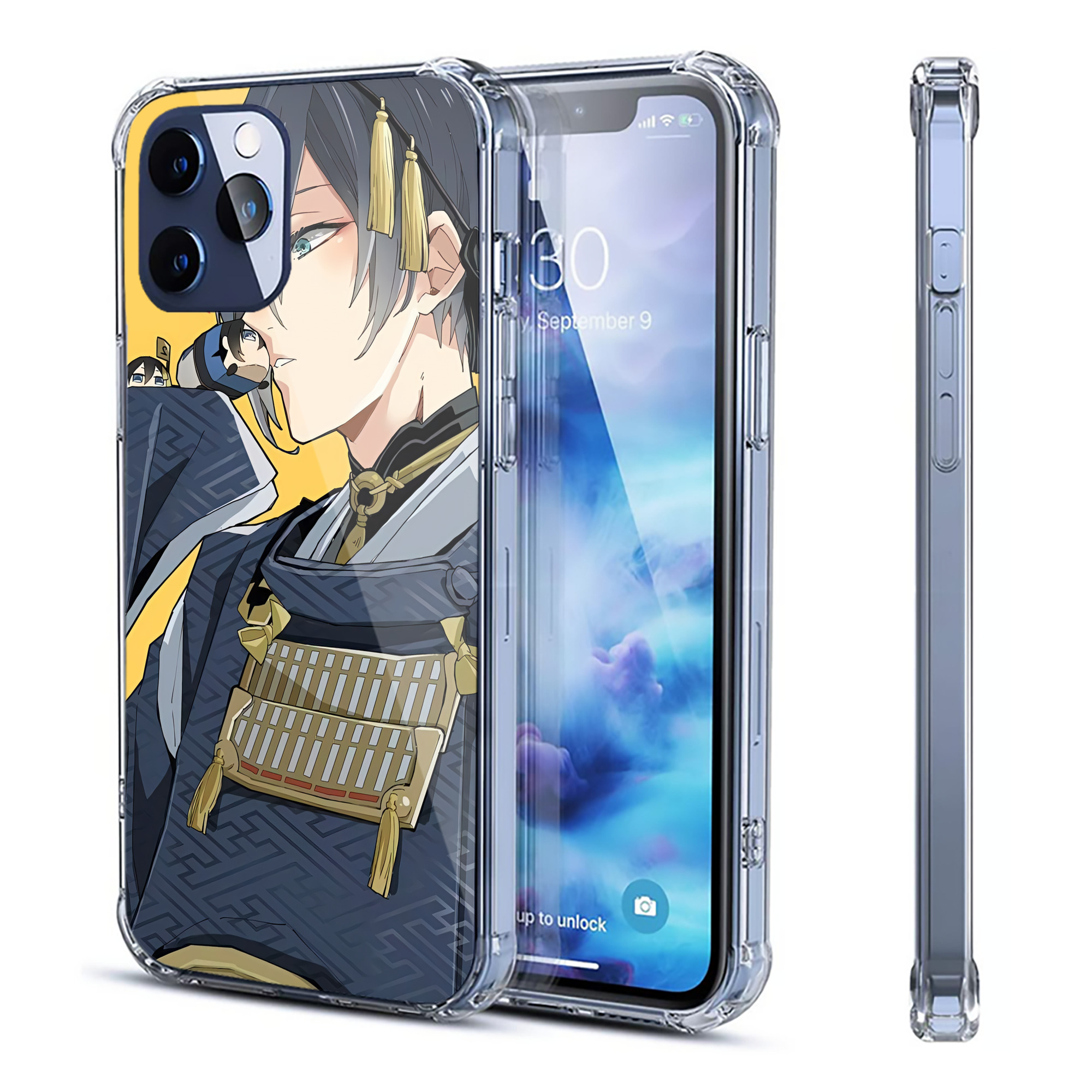 （画像用） 刀剣乱舞 Touken Ranbu 【iPhone 12シリーズ対応】透明スマホケース（クリアソフトケース）